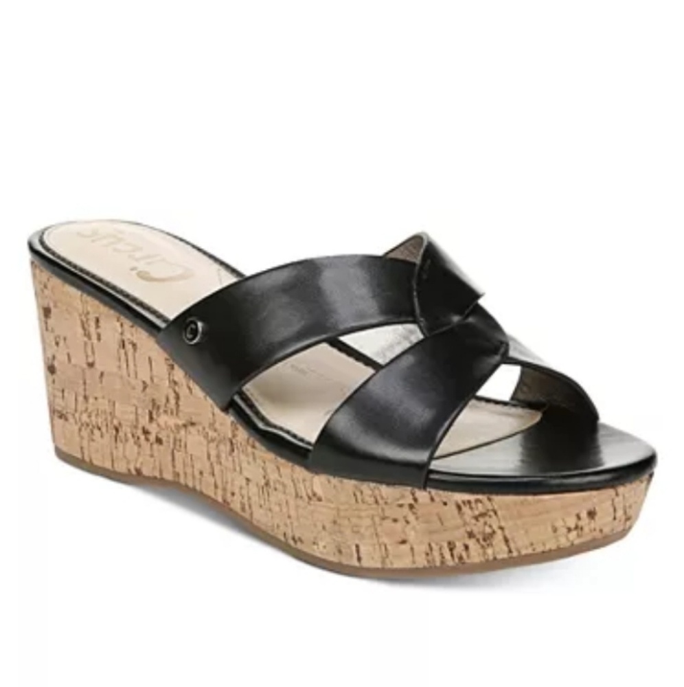 Sam Edelman Riveria cork wedge sandal NWT